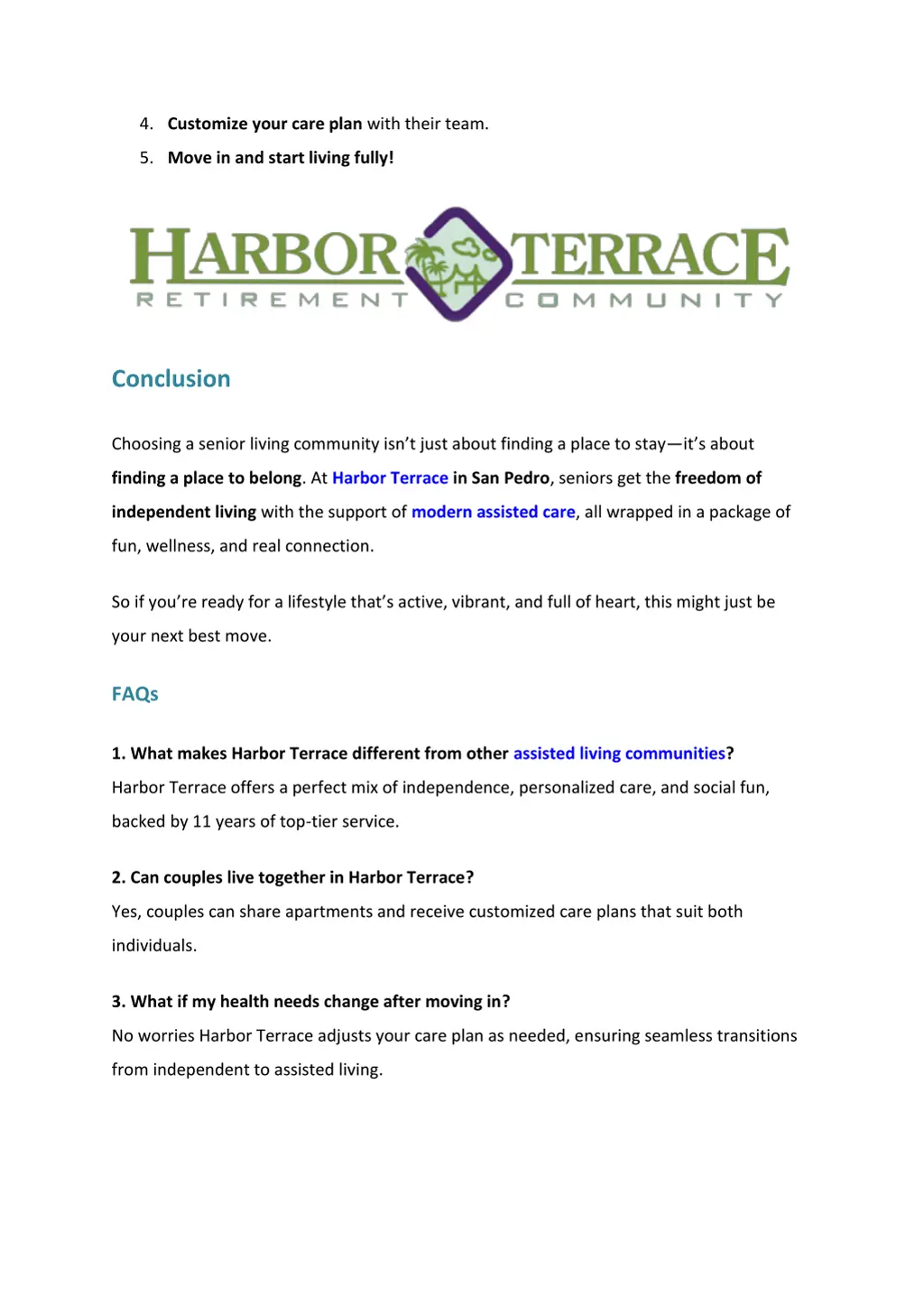 4 customize your care plan with their team