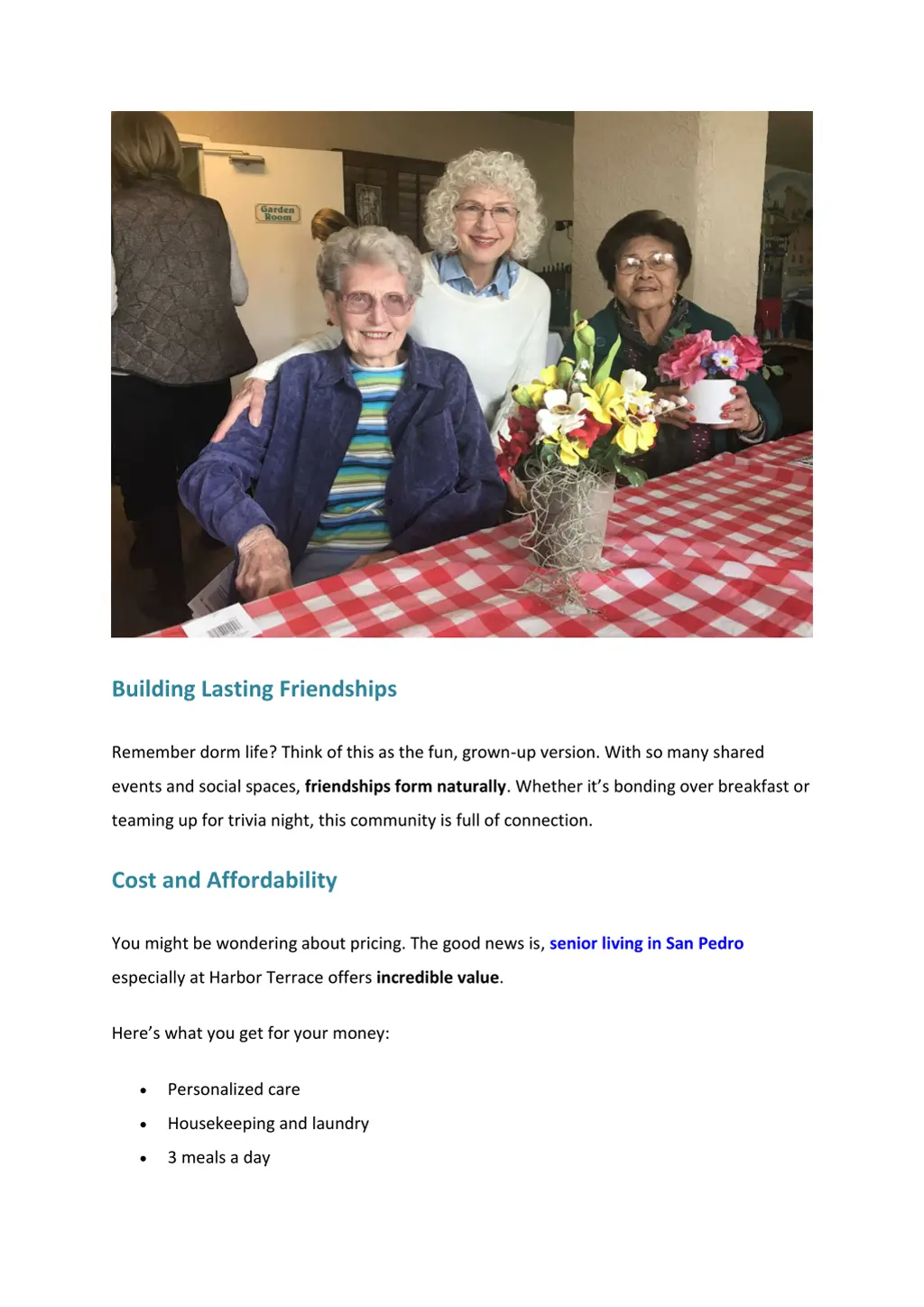 building lasting friendships