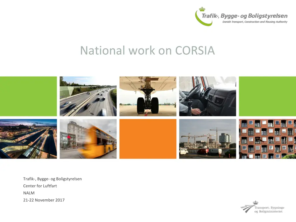 national work on corsia
