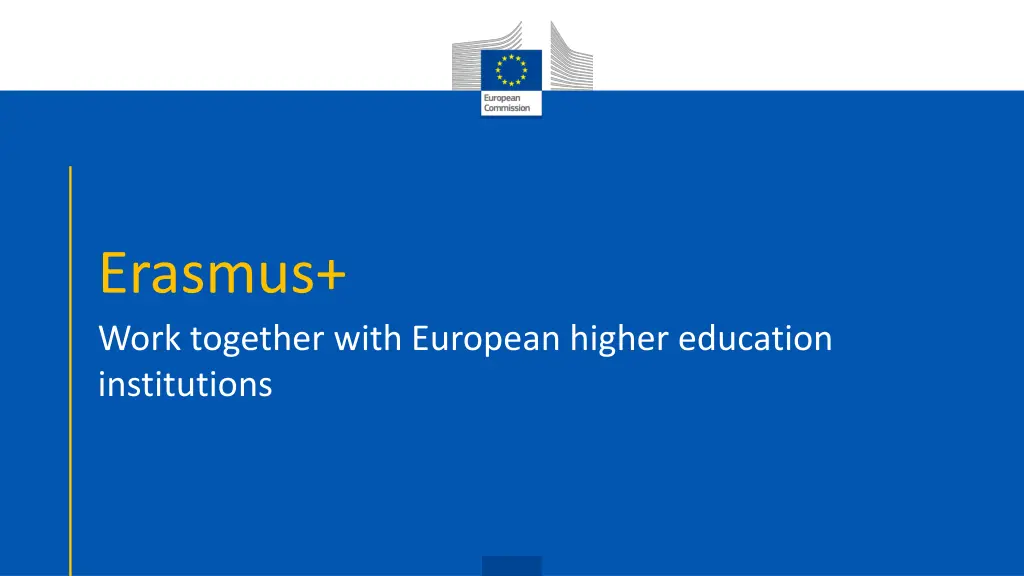 erasmus work together with european higher