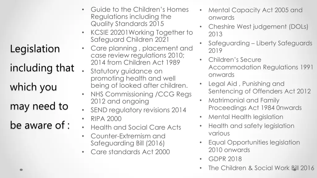 guide to the children s homes regulations