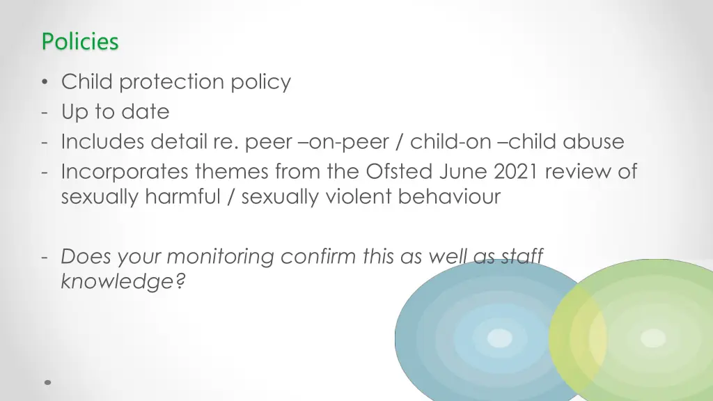 policies