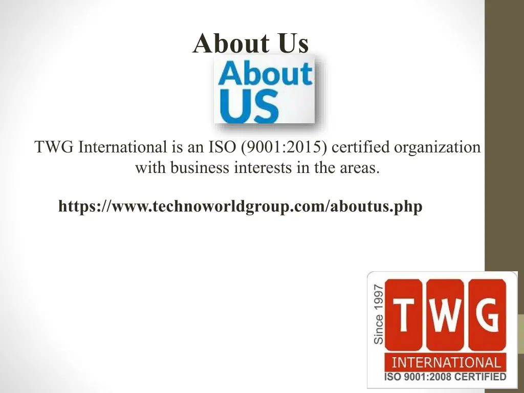 about us