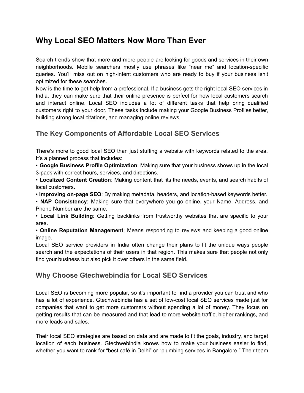 why local seo matters now more than ever