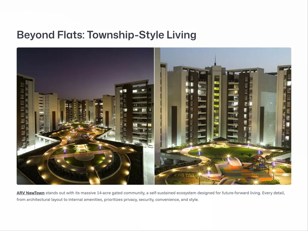 beyond flats township style living