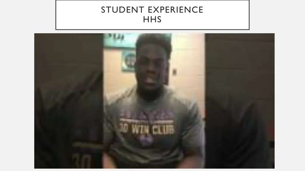 student experience hhs