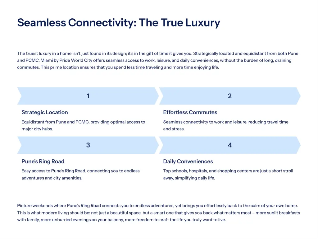 seamless connectivity the true luxury