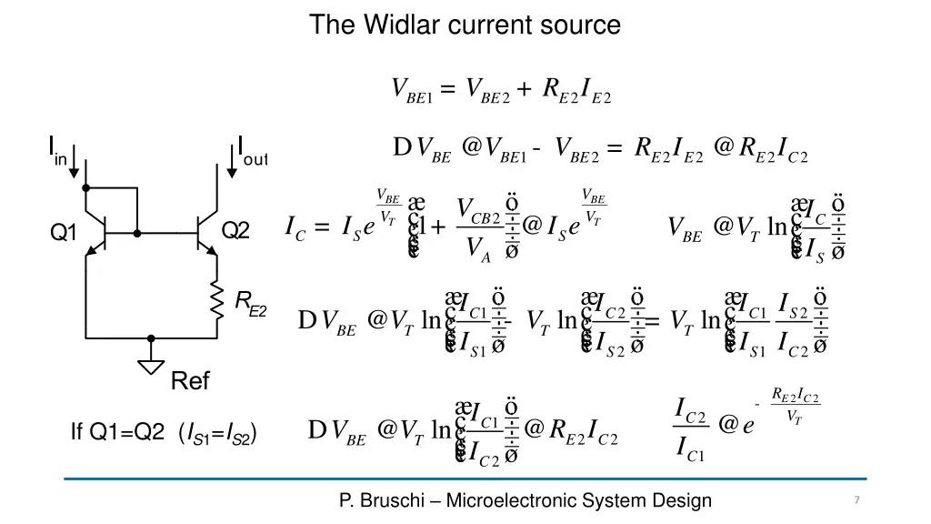 the widlar current source