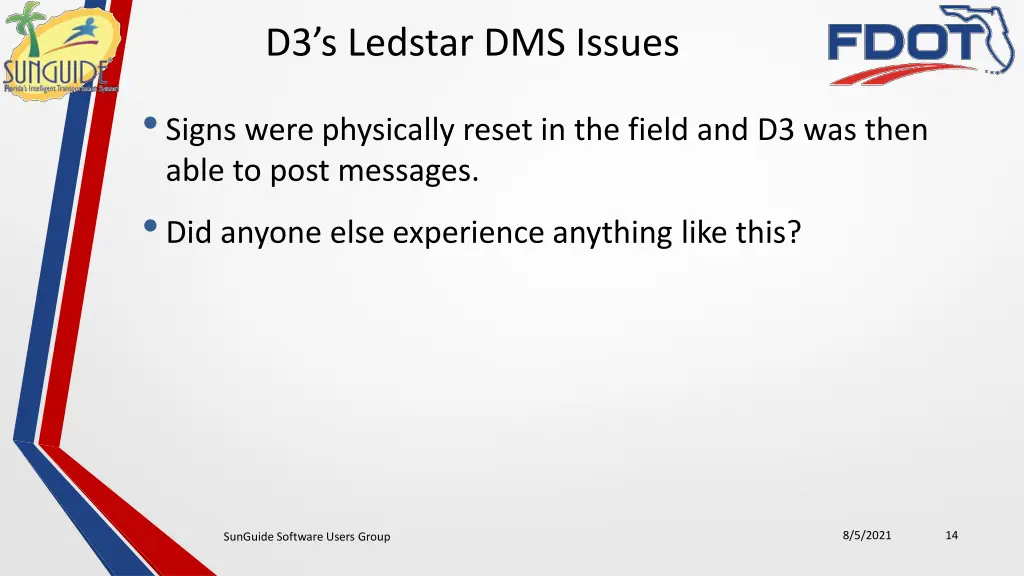 d3 s ledstar dms issues 1