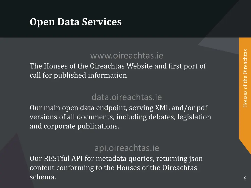 open data services
