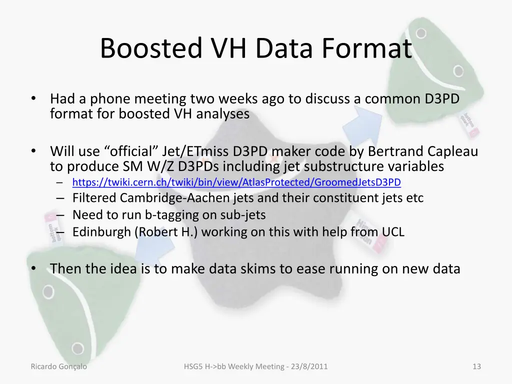 boosted vh data format