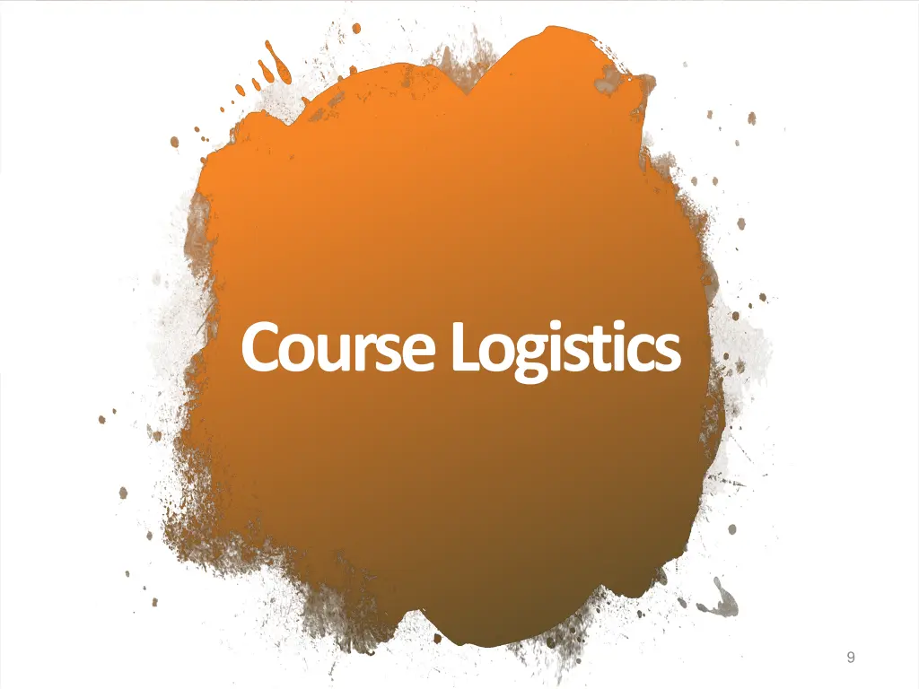 course logistics