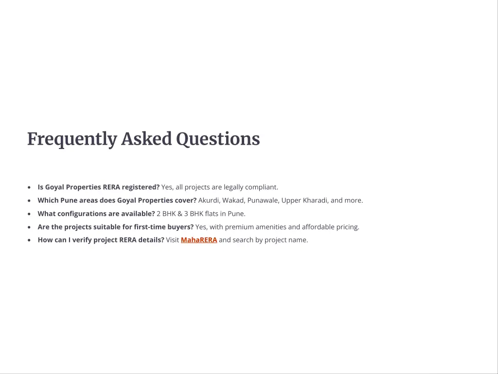 frequently asked questions