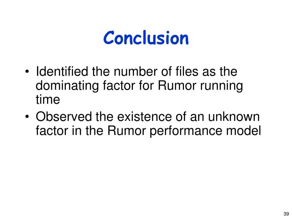 conclusion