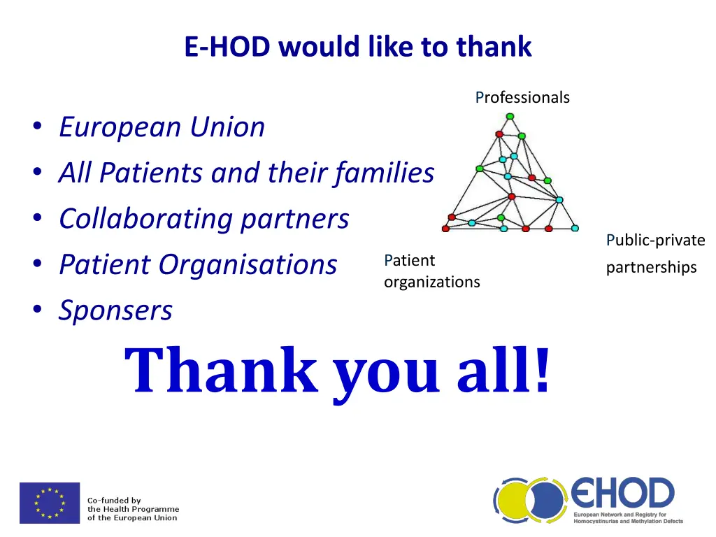 e hod would like to thank