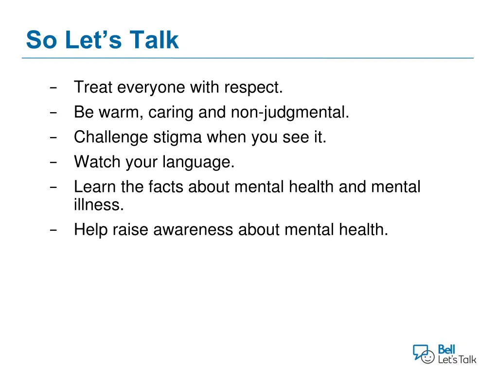 so let s talk
