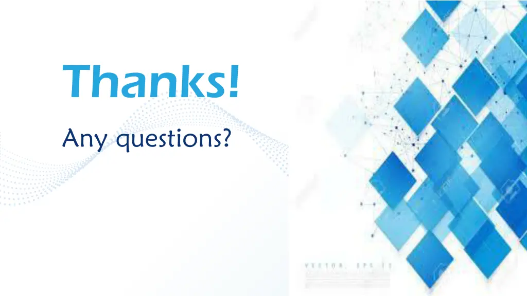 thanks any questions