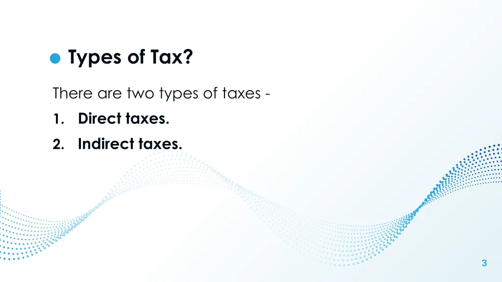 types of tax