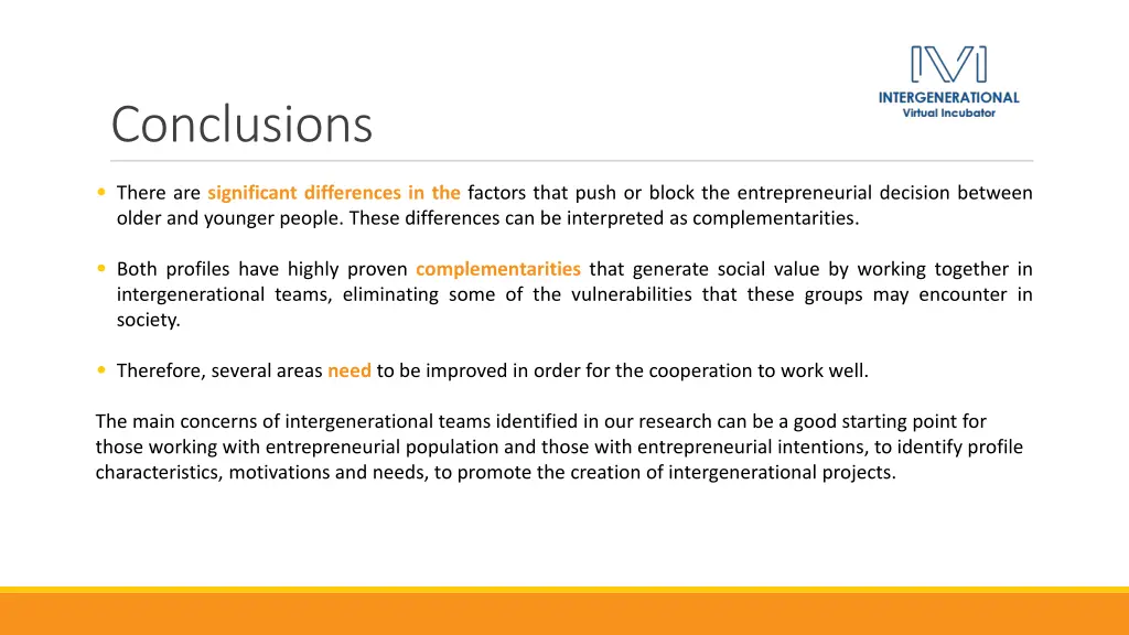 conclusions