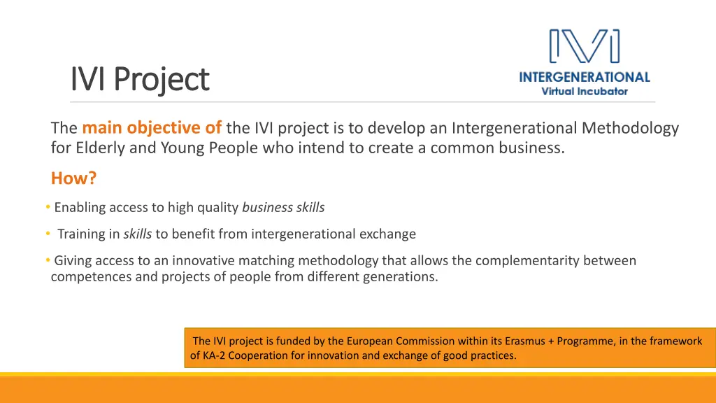 ivi project ivi project