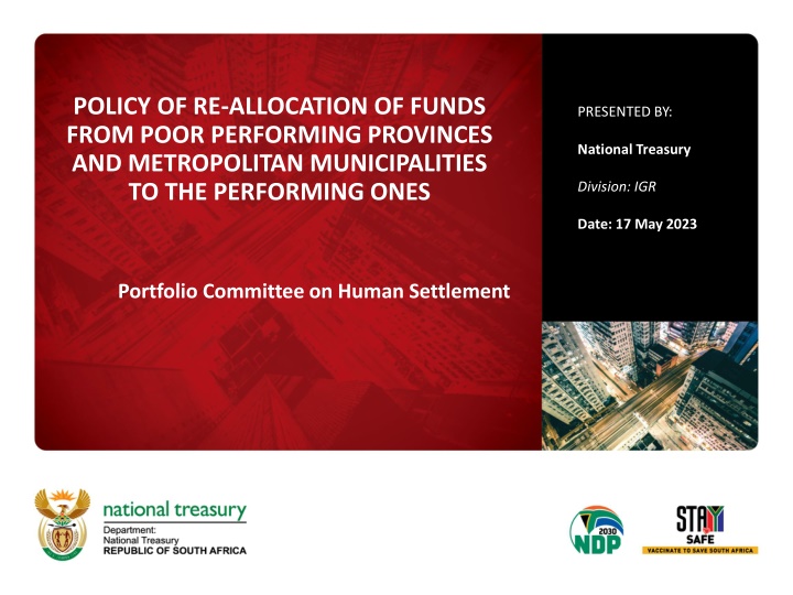 policy of re allocation of funds from poor