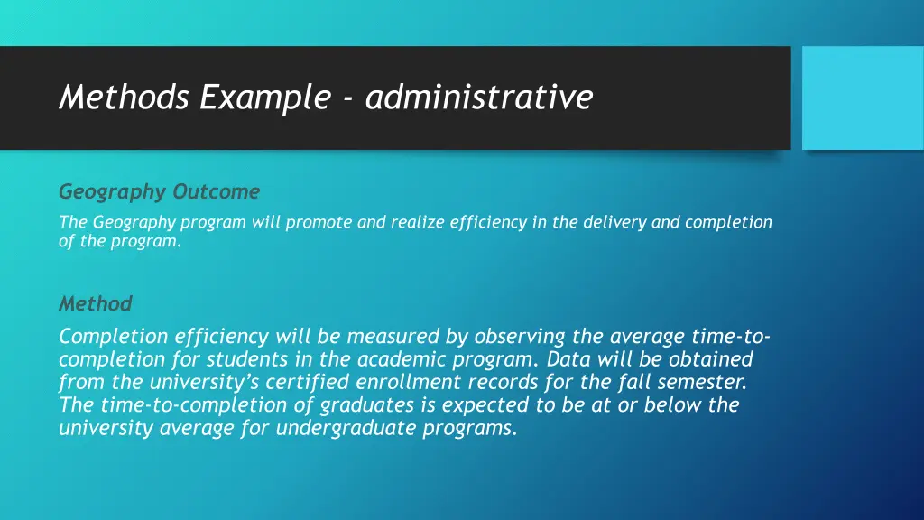 methods example administrative 1