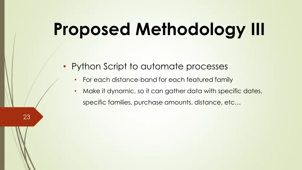 proposed methodology iii