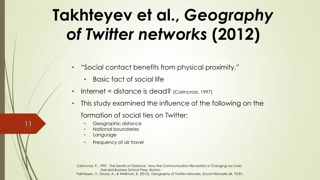 takhteyev et al geography of twitter networks 2012