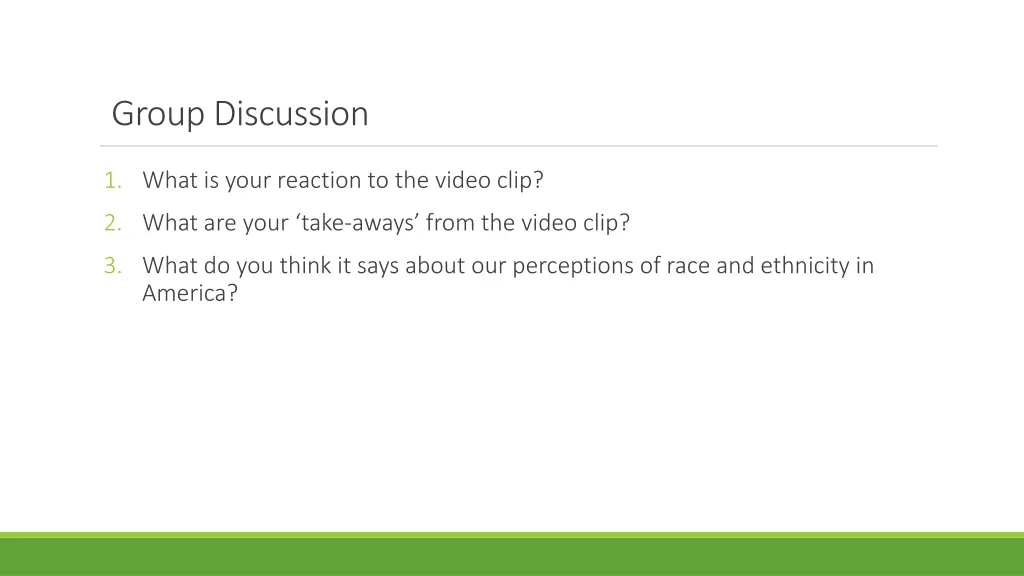 group discussion 1
