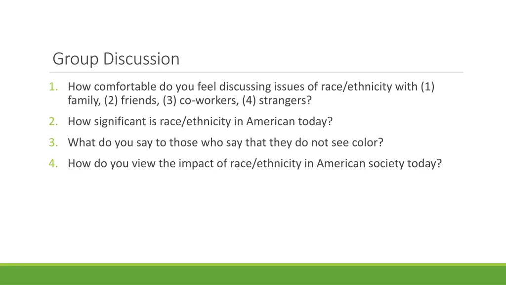 group discussion
