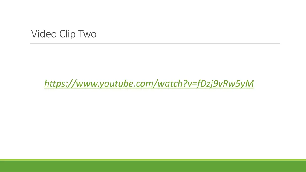 video clip two
