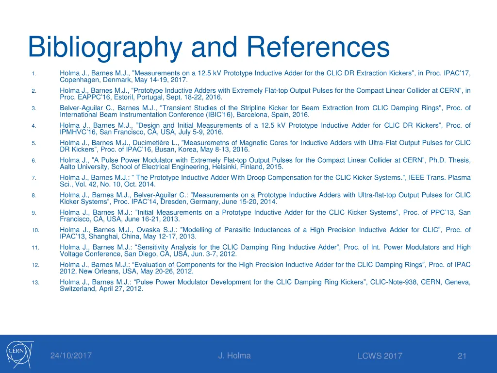 bibliography and references