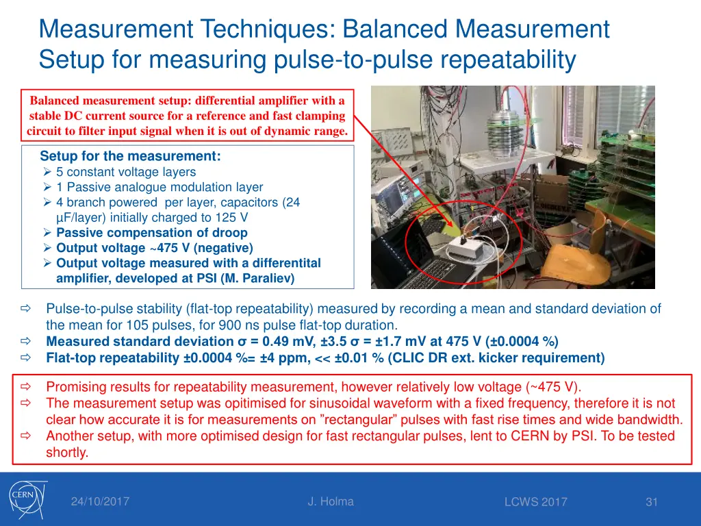 measurement techniques balanced measurement setup