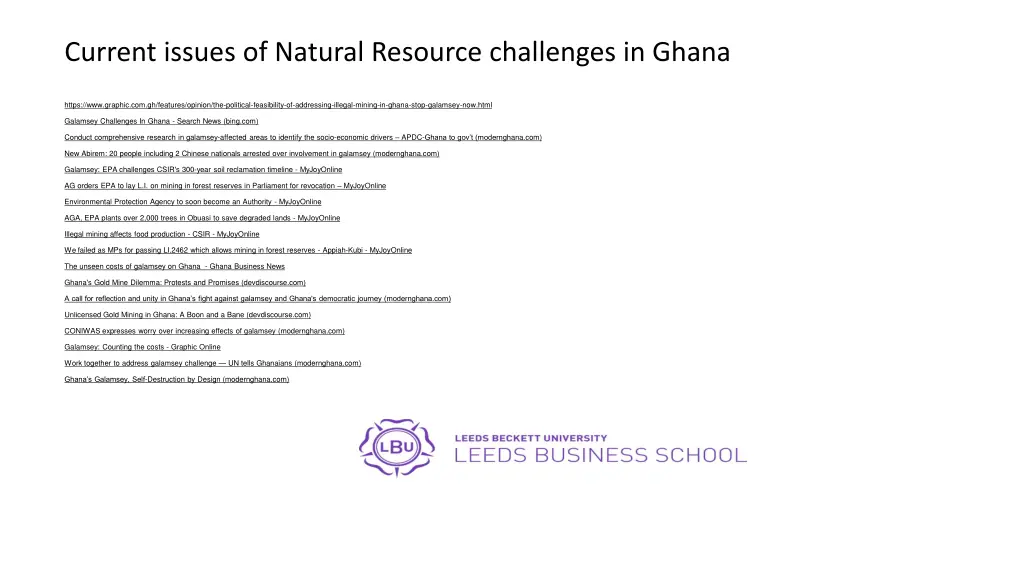 current issues of natural resource challenges
