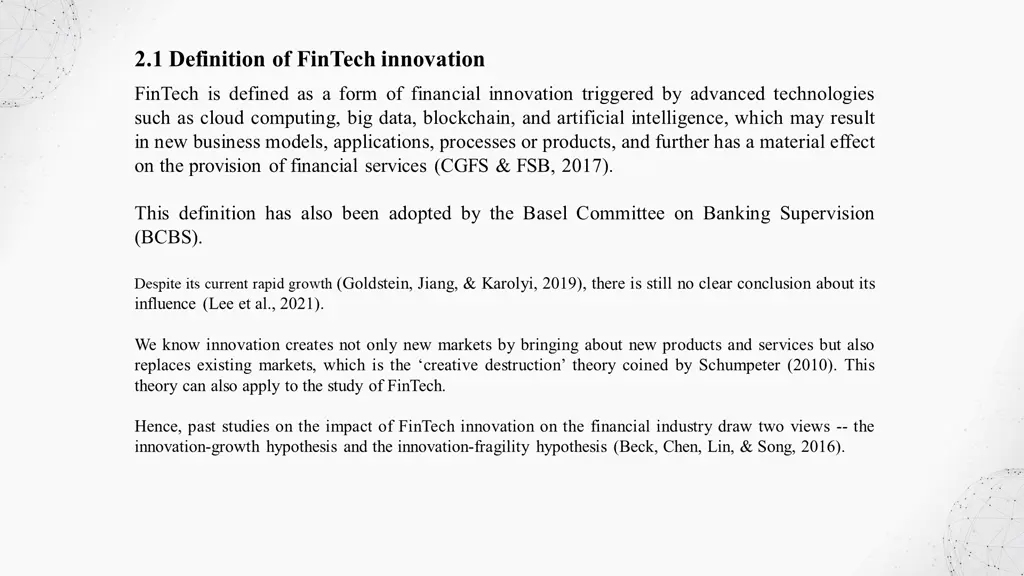 2 1 definition of fintech innovation