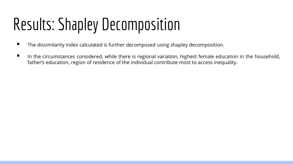 results shapley decomposition