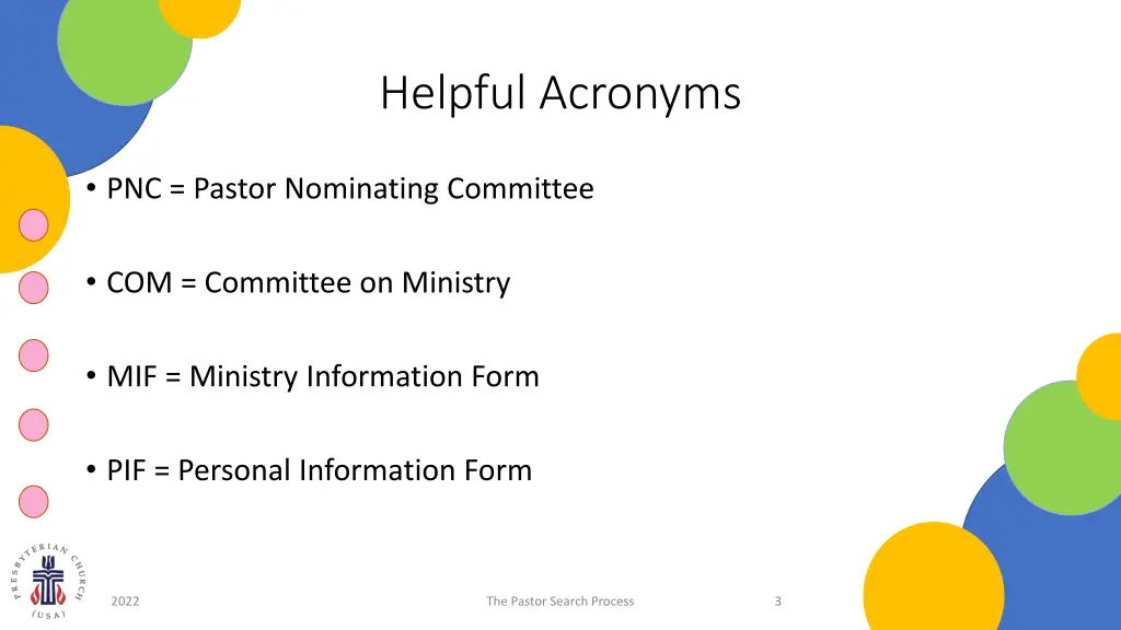 helpful acronyms