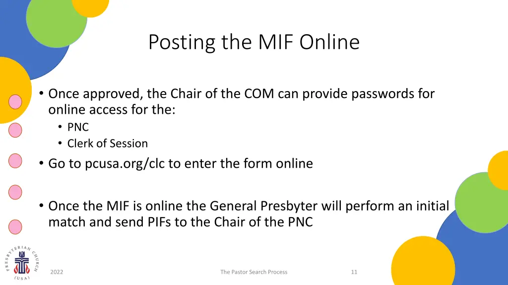 posting the mif online