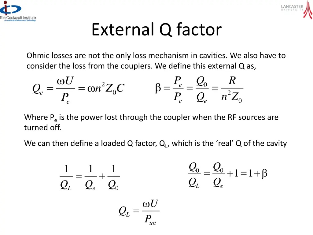 external q factor