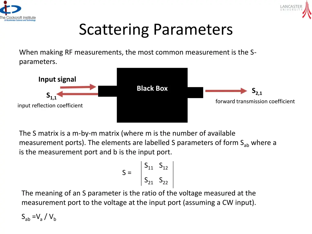 scattering parameters