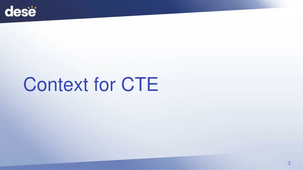 context for cte