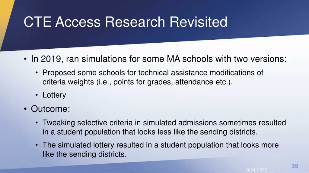 cte access research revisited
