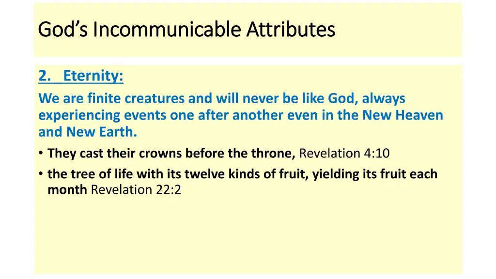 god s incommunicable attributes 3