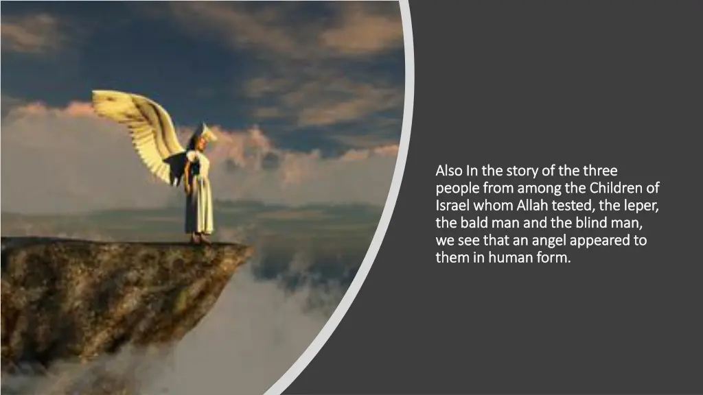 also also in the story of the three in the story