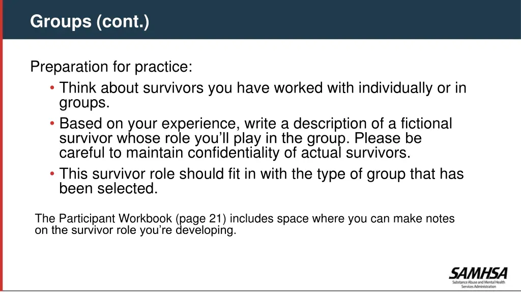 groups cont 5
