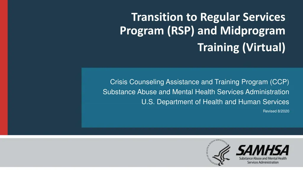 transition to regular services program