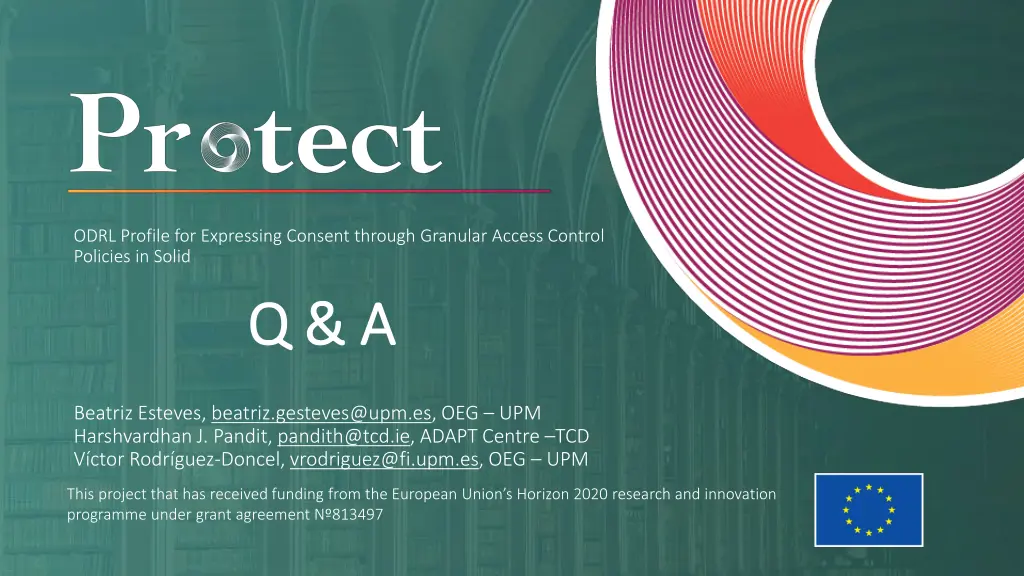 odrl profile for expressing consent through 1