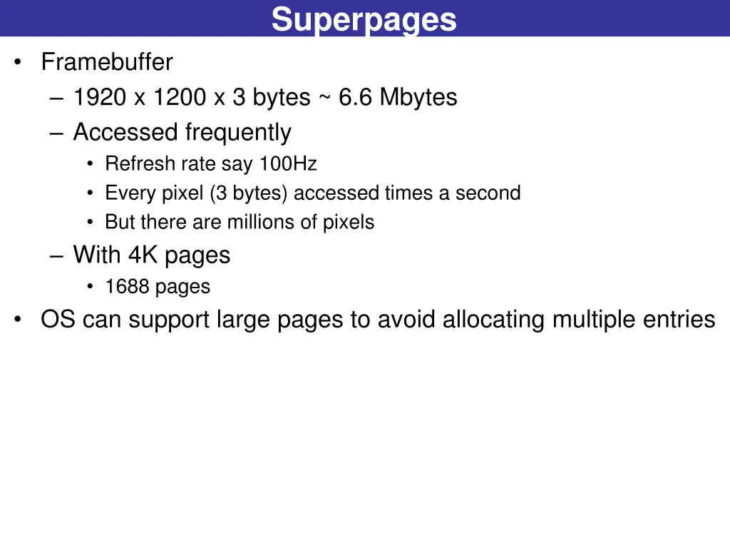 superpages