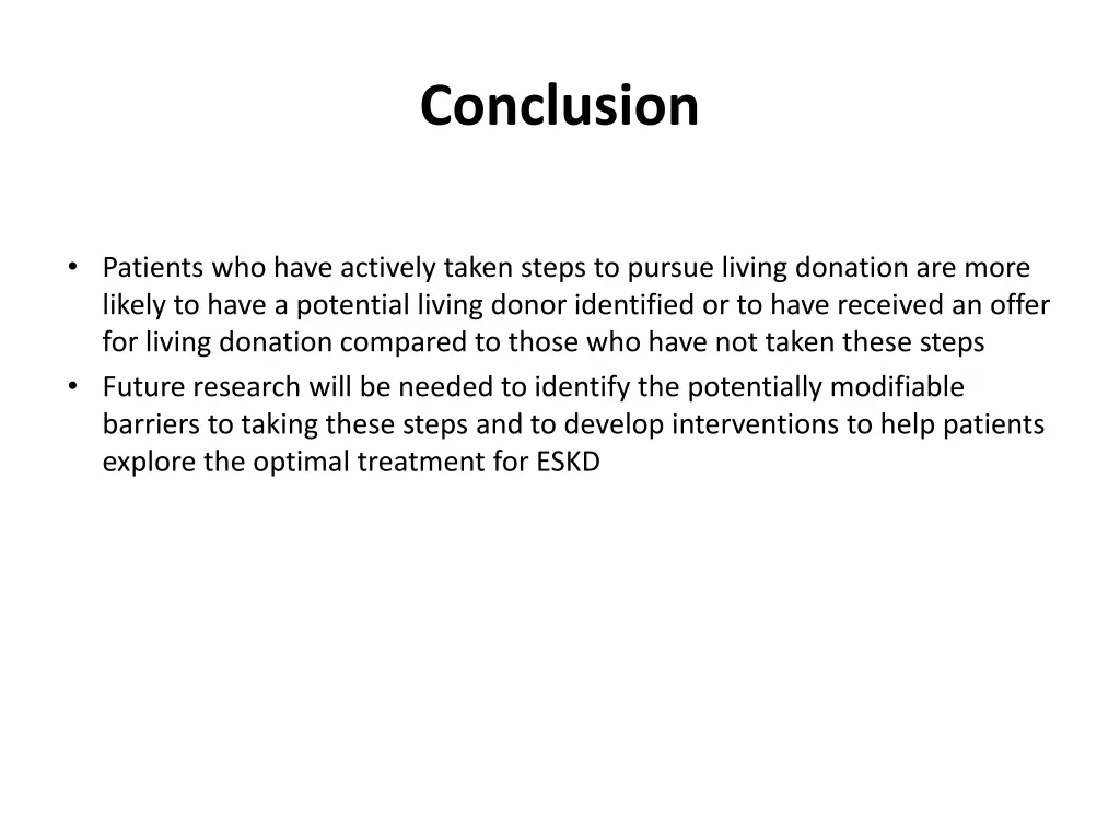 conclusion
