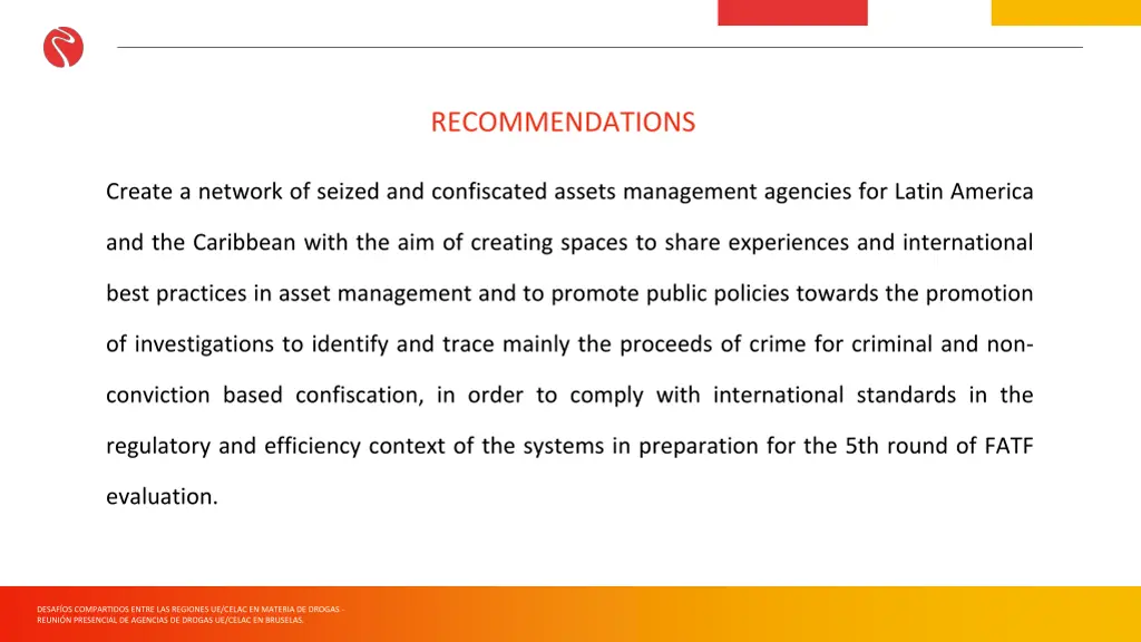 recommendations